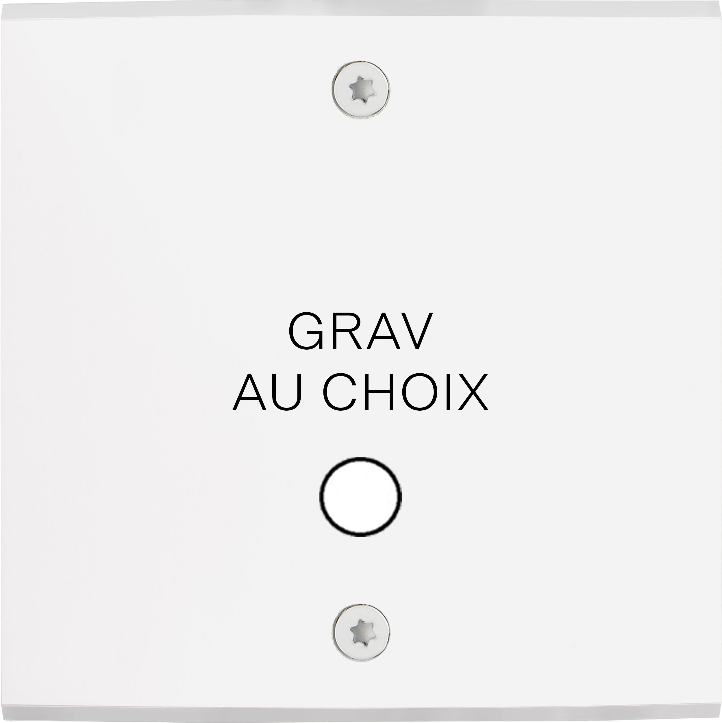 MODELEC - Façade Confidence Laiton Blanc Simple Guinu Vis