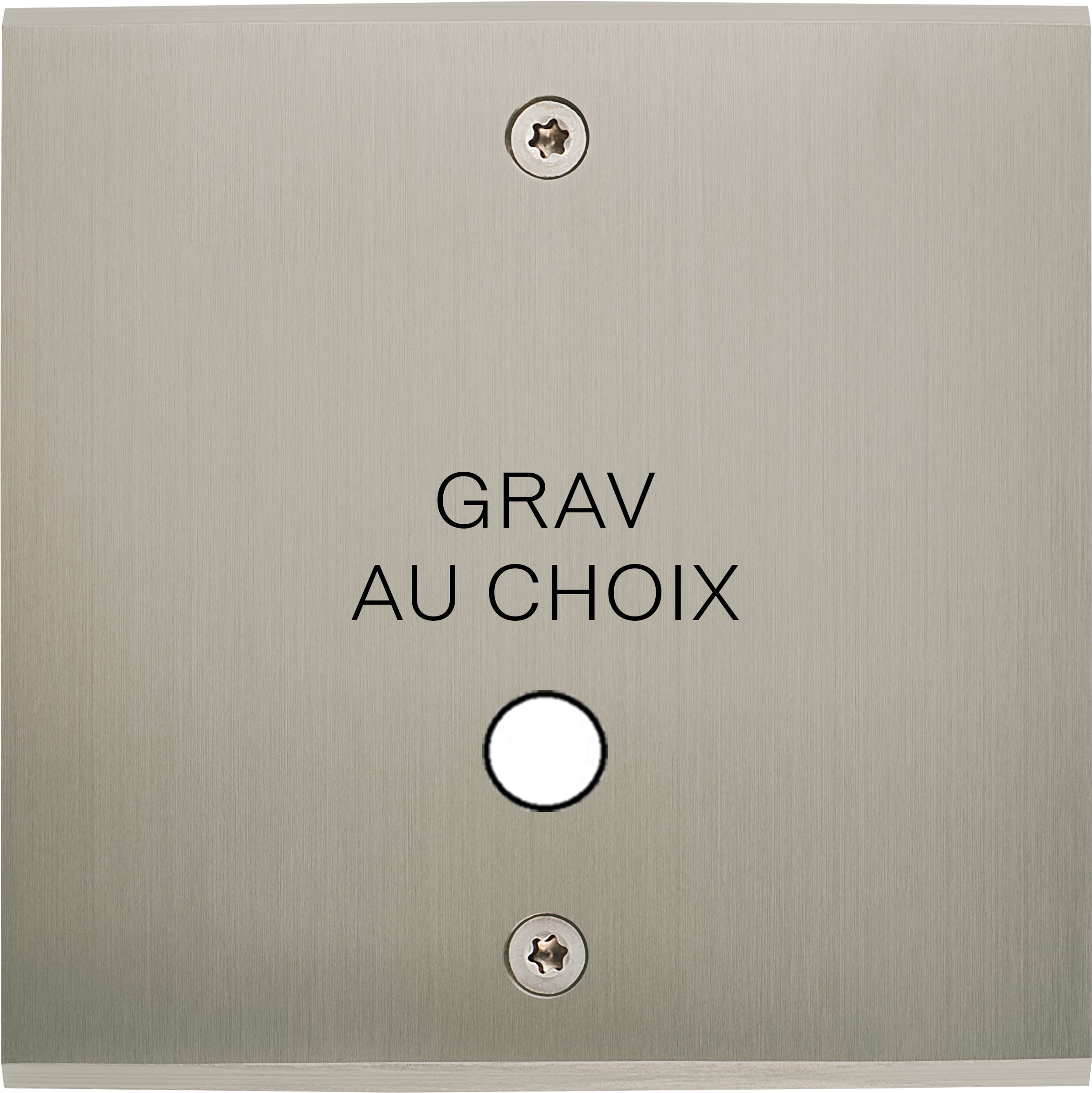MODELEC - Façade Confidence Laiton Nickel Satine Simple Guinu Vis