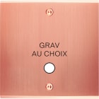 MODELEC - Façade Confidence Laiton Cuivre Satine Simple Guinu Vis