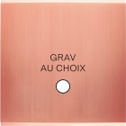 MODELEC - Façade Confidence Laiton Cuivre Satine Simple Guinu Magnetique