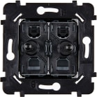 MODELEC - Mécanisme 2 Vv Et/Ou Poussoir Noir Pour Collection Desir Et Karo