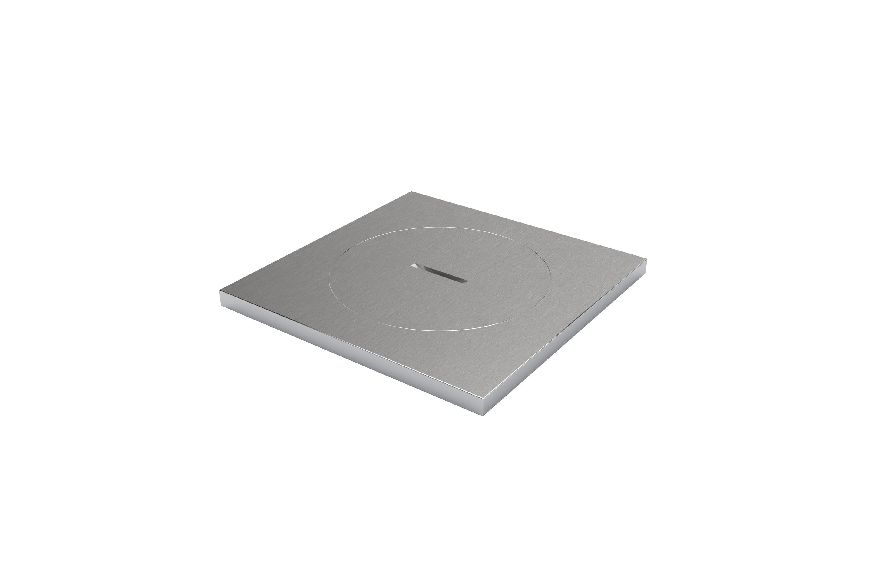 MODELEC - Prise sol étanche BUBOX CLASSIC Inox 316L Br Couvercle+ouvertur std -2xRJ45-6A N