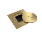 MODELEC - Prise de sol étanche BUBOX CLASSIC LTB Couvercle + Ouv std - PC Schuko NOIR