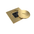 MODELEC - Prise de sol étanche BUBOX CLASSIC LTB Couvercle + Ouv std - Prise UK noir