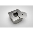 MODELEC - Prise de sol étanche BUBOX CLASSIC Inox 316L Br Couvercle +ouvertu sécu -Schuko