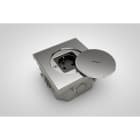 MODELEC - Prise de sol étanche BUBOX CLASSIC Inox 316L Br Couvercle + ouvertur std -Schuko