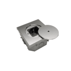 MODELEC - Prise de sol étanche BUBOX CLASSIC Inox 316L Br Couvercle +ouvertu sécu -2P+T FR