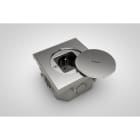 MODELEC - Prise de sol étanche BUBOX CLASSIC Inox 316L Br Couvercle + ouvertu std -2P+T FR