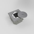 MODELEC - Prise sol étanche BUBOX CLASSIC Inox 316L Br Couvercle + ouvertur std -RJ45-6A N