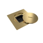 MODELEC - Prise de sol étanche BUBOX LINE LTB Couvercle + Ouv std - PC Schuko NOIR