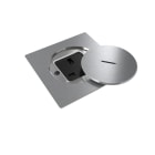 MODELEC - Prise de sol étanche BUBOX LINE IB Couvercle + Ouv std - Prise UK noir