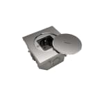 MODELEC - Prise de sol étanche BUBOX LINE Inox 316L Brossé Couvercle + bouchon -2P+T FR