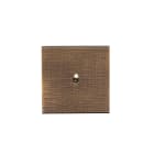 MODELEC - Façade Fascination Laiton Coslan Double Verticale Liseuse 40 + B2