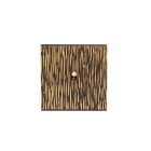 MODELEC - Façade Fascination Laiton Fauve Double Verticale Liseuse 40 + B1 B1 Aligne