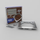 MODELEC - Kit Terrasse Inox 316L Brossé - pour Prise de sol étanche BUBOX CLASSIC 5mm