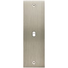 MODELEC - Façade Confidence Laiton Acier Brosse Etroite Longue B1 à Vis