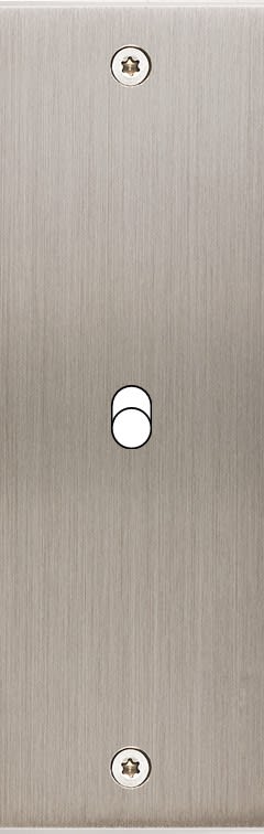 MODELEC - Façade Confidence Laiton Nickel Satine Etroite Longue B1 à Vis