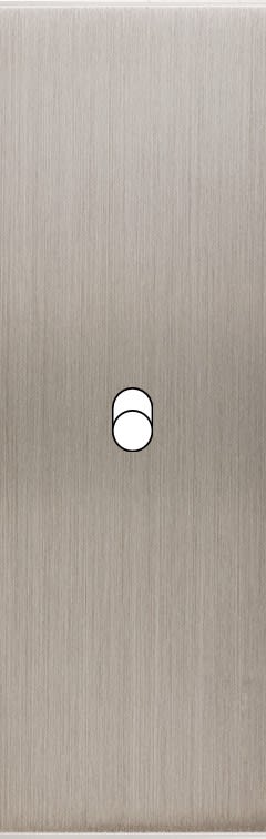 MODELEC - Façade Confidence Laiton Nickel Satine Etroite Longue B1