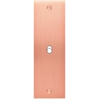 MODELEC - Façade Confidence Laiton Cuivre Satine Etroite Longue B1 à Vis