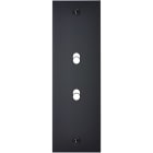 MODELEC - Façade Confidence Laiton Noir Mat Etroite Longue B2 à Vis