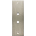 MODELEC - Façade Confidence Laiton Acier Brosse Etroite Longue B2 à Vis