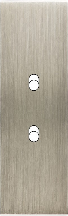 MODELEC - Façade Confidence Laiton Acier Etroite Longue B2