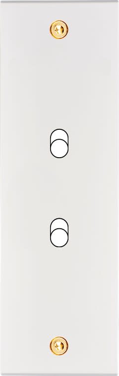 MODELEC - Façade Confidence Laiton Blanc Email Etroite Longue B2 à Vis