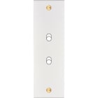 MODELEC - Façade Confidence Laiton Blanc Email Etroite Longue B2 à Vis