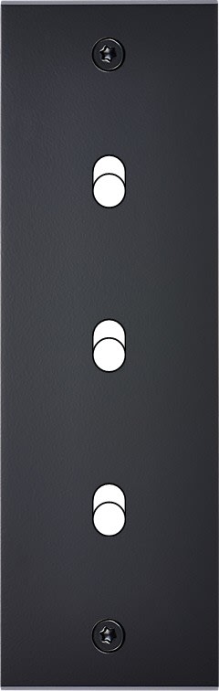 MODELEC - Façade Confidence Laiton Noir Mat Etroite Longue B3 à Vis