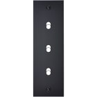 MODELEC - Façade Confidence Laiton Noir Mat Etroite Longue B3 à Vis