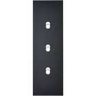 MODELEC - Façade Confidence Laiton Noir Etroite Longue 3 Basculeurs