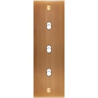 MODELEC - Façade Confidence Laiton Vieux Bronze Etroite Longue B3 à Vis