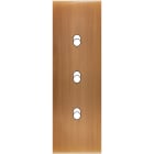MODELEC - Façade Confidence Laiton Vieux Bronze Etroite Longue 3 Basculeurs