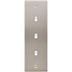 MODELEC - Façade Confidence Laiton Nickel Satine Etroite Longue B3 à Vis