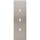 MODELEC - Façade Confidence Laiton Nickel Satine Etroite Longue 3 Basculeurs