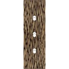 MODELEC - Façade Fascination Laiton Fauve Etroite Longue 3 Basculeurs