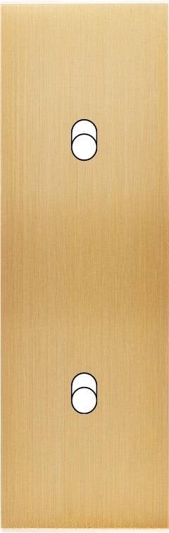 MODELEC - Façade Confidence Laiton Brosse Etroite Longue B2 Eloignes