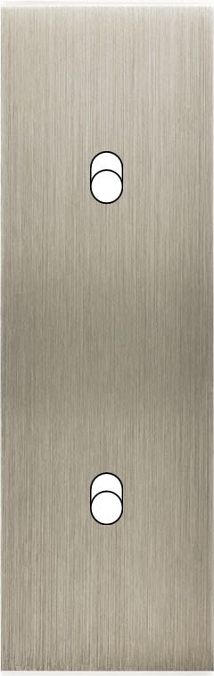 MODELEC - Façade Confidence Laiton Acier Etroite Longue B2 Eloignes