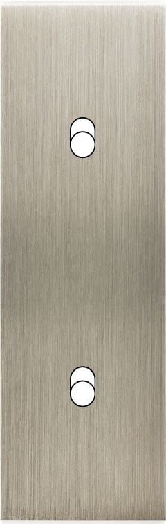 MODELEC - Façade Confidence Laiton Acier Etroite Longue B2 Eloignes