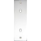MODELEC - Façade Confidence Laiton Chrome Etroite Longue B2X à Vis