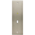 MODELEC - Façade Confidence Laiton Acier Brosse Etroite Longue B1+Led à Vis