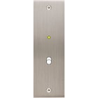 MODELEC - Façade Confidence Laiton Nickel Satine Etroite Longue B1+Led à Vis