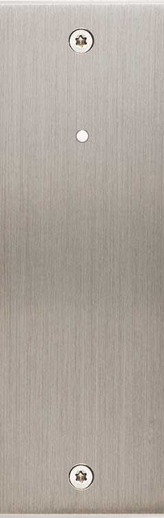 MODELEC - Façade Confidence Laiton Nickel Satine Etroite Longue B1+Led Eloigne à Vis