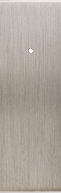 MODELEC - Façade Confidence Laiton Nickel Satine Etroite Longue B1+Led Eloigne Magnetique