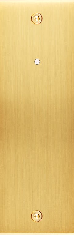 MODELEC - Façade Confidence Laiton Satine Etroite Longue B1+Led Eloigne à Vis