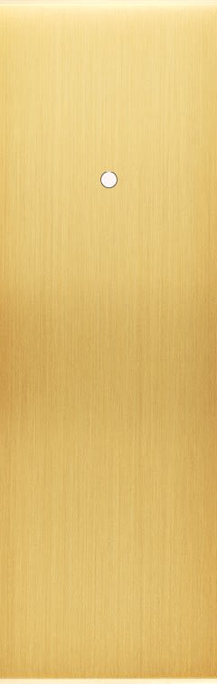 MODELEC - Façade Confidence Laiton Satine Etroite Longue B1+Led Eloigne Magnetique