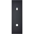 MODELEC - Façade Confidence Laiton Noir Etroite Longue 1 Push 1 Basculeur Eloig