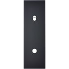 MODELEC - Façade Confidence Laiton Noir Etroite Longue 1 Push 1 Basculeur Eloig