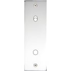 MODELEC - Façade Confidence Laiton Chrome Etroite Longue P1 B1 Eloigne à Vis