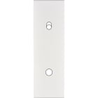 MODELEC - Façade Confidence Laiton Blanc Email Etroite Longue 1 Push1 Basculeur Eloi